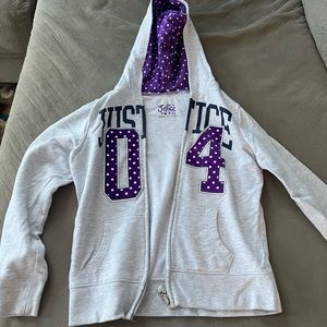 Girls Justice Zip-Up Hoodie